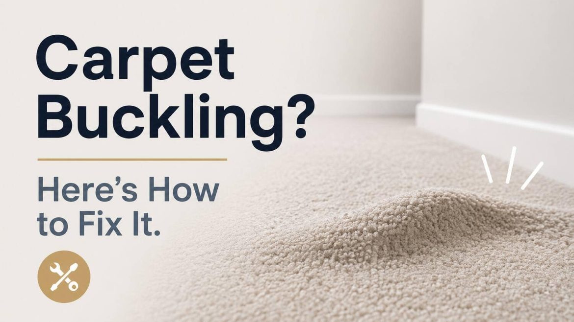 How to fix carpet buckling