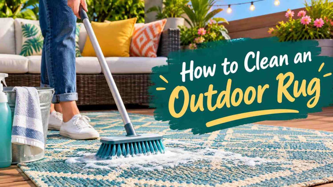 how to clean outdoor rug