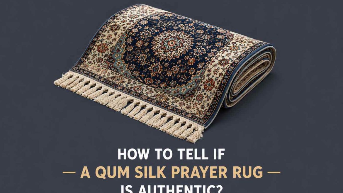 qum silk prayer rug