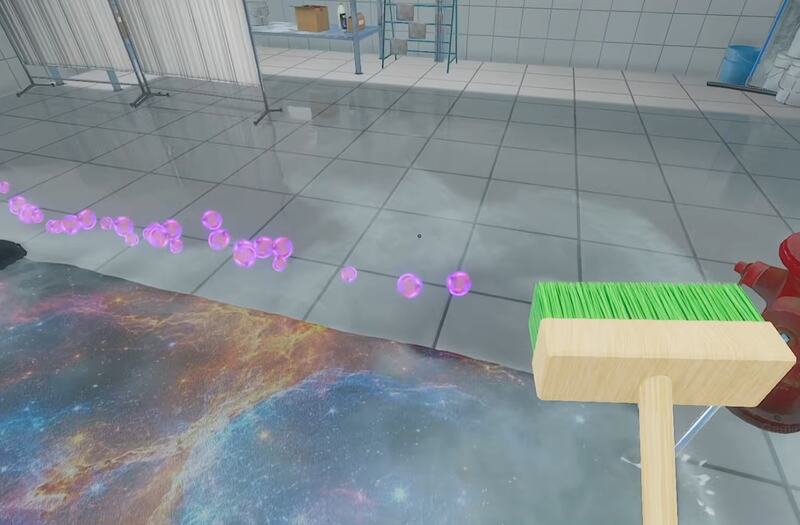 scrub in game carpet clean